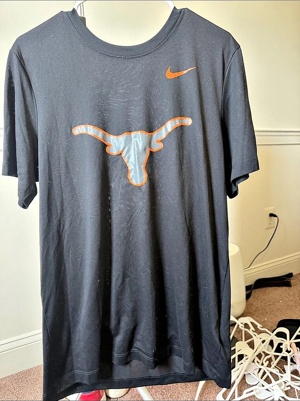 Nike Dri-fit Longhorn Graphic Tee in Black Like New Mens medium